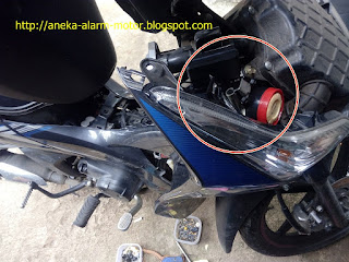 Cara pasang alarm motor pada Honda Supra X Helm In Cara pasang alarm motor pada Honda Supra X Helm In