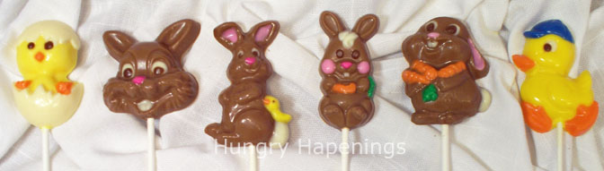 RABBIT BUNNY LONG EARRED LOLLIPOP CHOCOLATE CANDY MOLD DIY EASTER PARTY FAVORS 