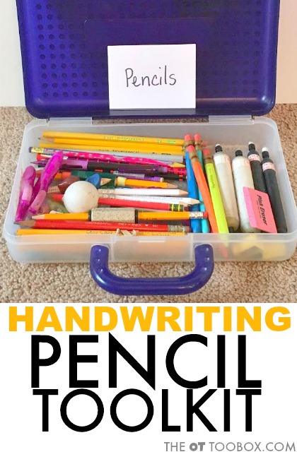 Create a themed occupational therapy activity toolkit to address handwriting and pencil grips to address common handwriting issues in pediatric occupational therapy. Create a themed occupational therapy activity toolkit to address handwriting and pencil grips to address common handwriting issues in pediatric occupational therapy.