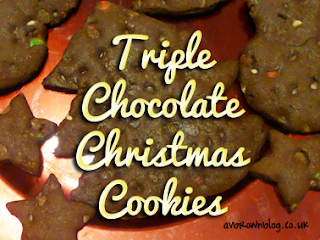 Triple Chocolate Christmas Cookies!