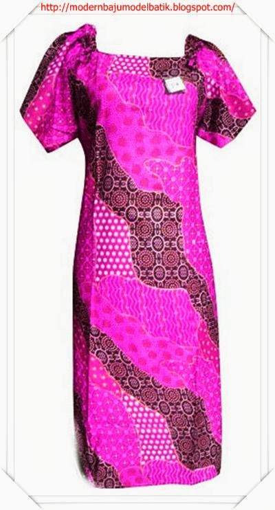 Modern dan Terbaru Model baju gamis batik banyak warna Modern dan Terbaru Model baju gamis batik banyak warna