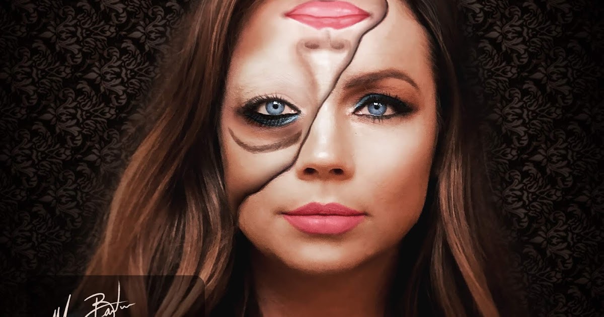 a Mason says what? Upsidedown Face Makeup