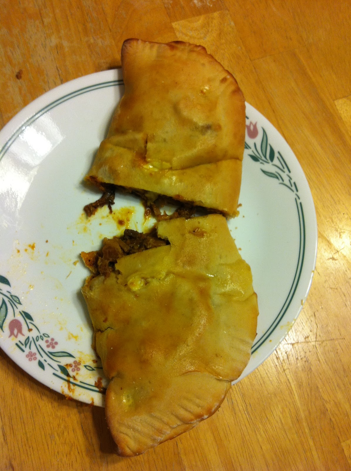 HRM CREATIVE BBQ: BBQ Pull-Pork Calzone