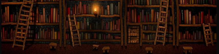 Mystical Library Shelves