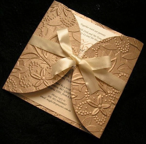 Gold Wedding Invitations General Information
