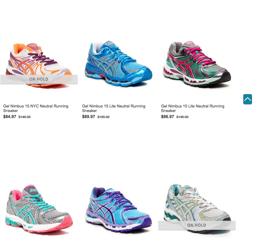 asics running clothes