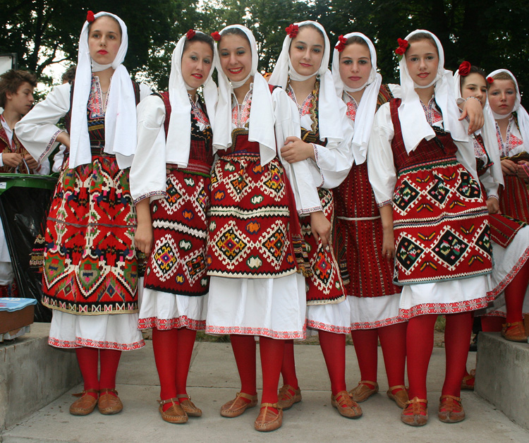 FolkCostume&Embroidery: Costume and Embroidery of Skopska Blatija, Macedonia