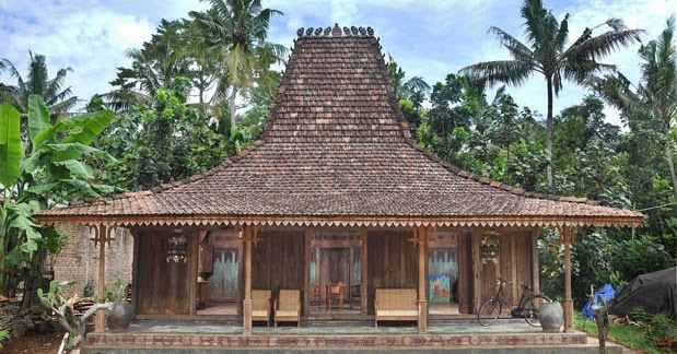 Rumah Adat Jawa Tengah Joglo Gambar Penjelasannya Tradisional Denah