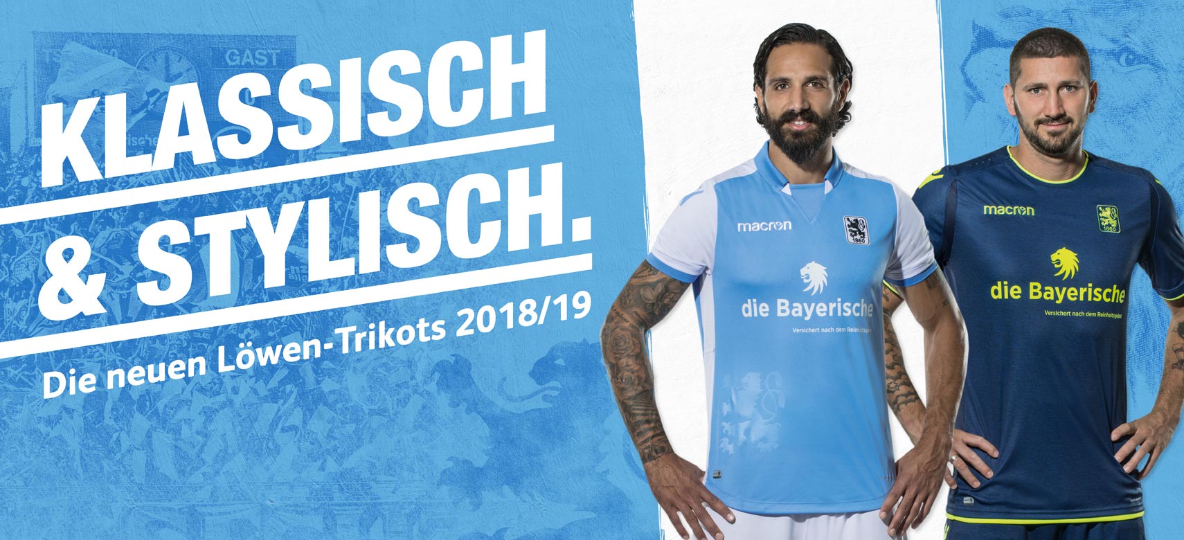 Macron - TSV 1860 Munich and Macron have unveiled the new