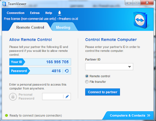 cara remot dekstop pc menggunakan TeamViewer cara remot dekstop pc menggunakan TeamViewer