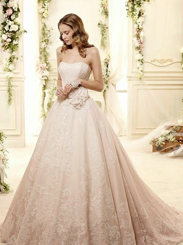 bride in white gown