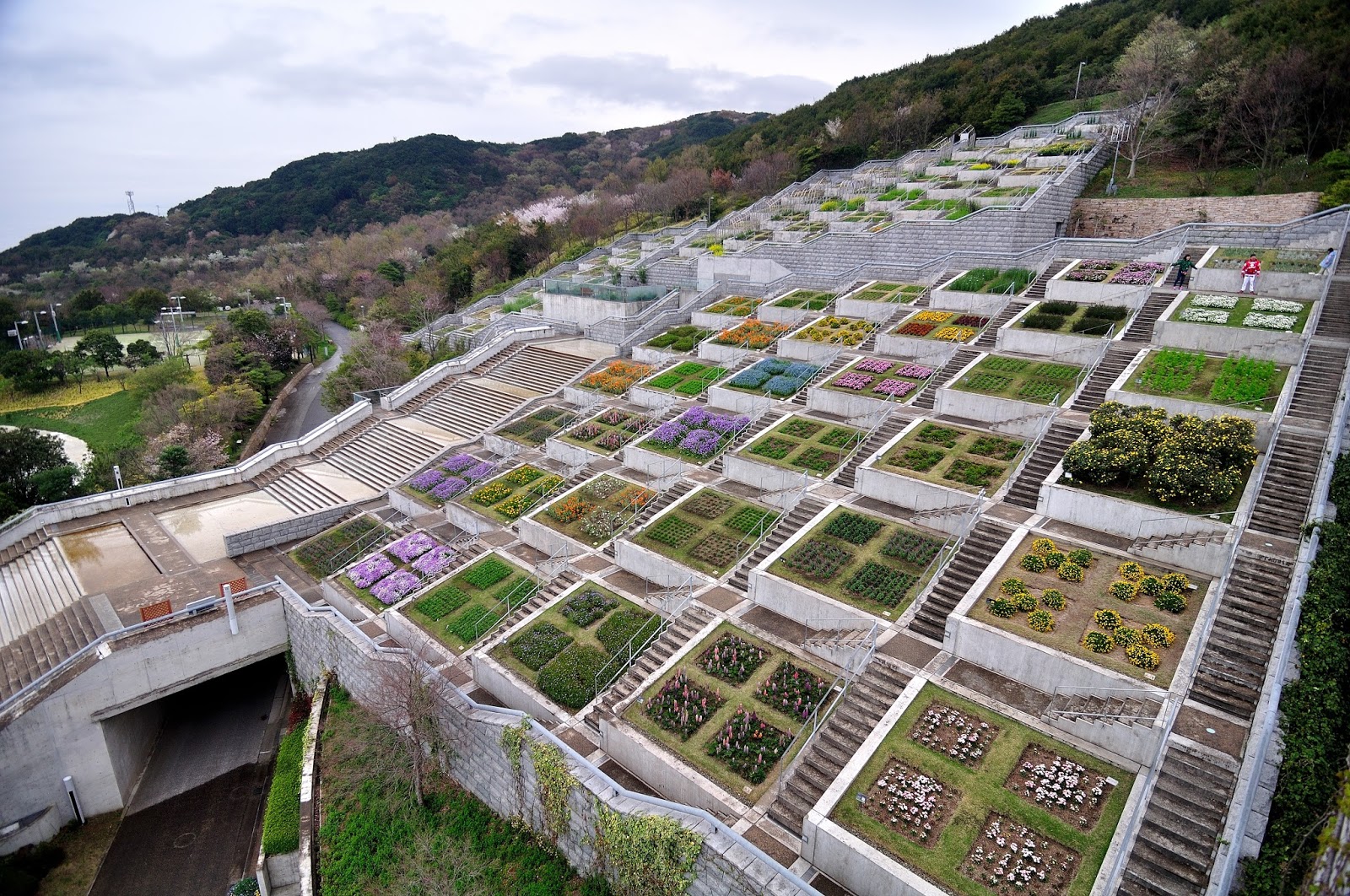 兵庫縣淡路島 淡路花廊 英格蘭之丘 夢舞台 海之教堂
