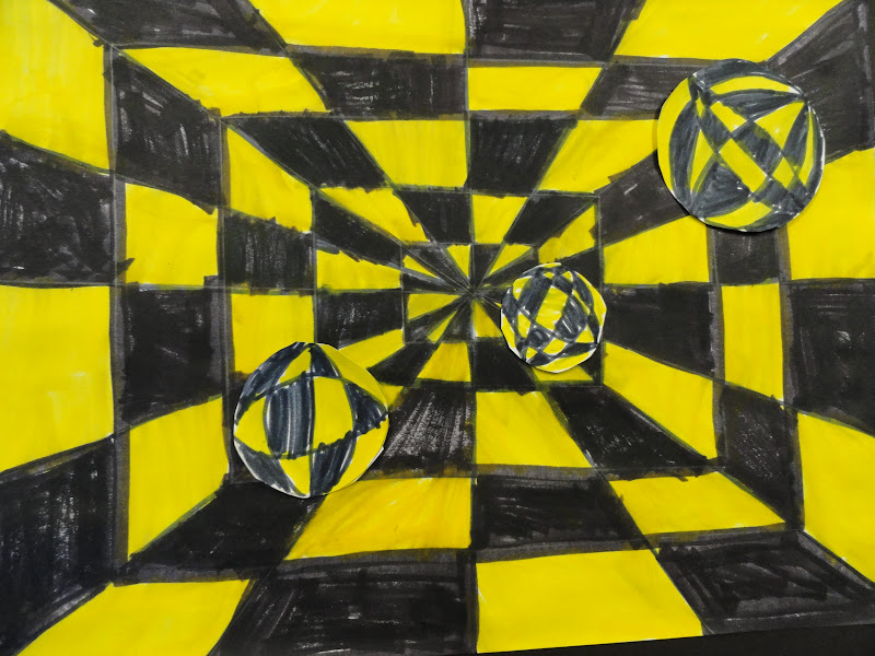 SINKING SPRINGS ART OP ART by Fourth Grade Artists