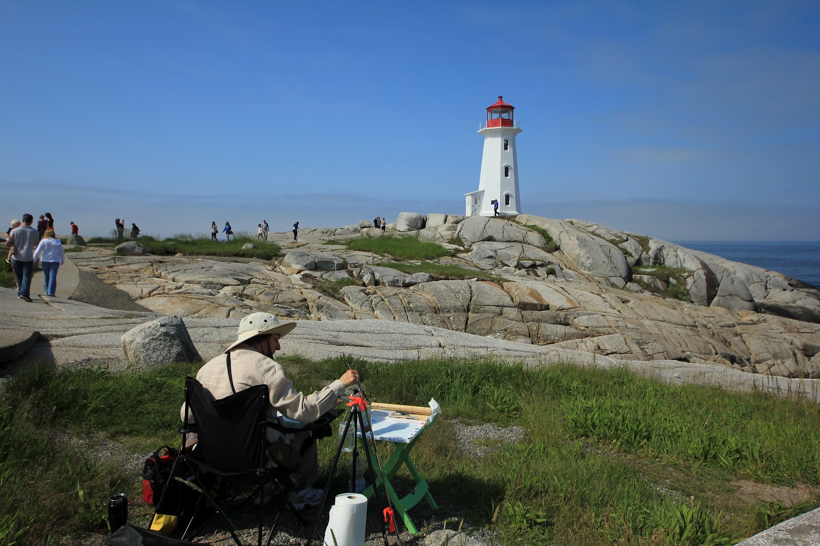Celebrate Art at the Peggy's Cove Area Festival of the Arts Paint Peggy's Cove and Tide Pool