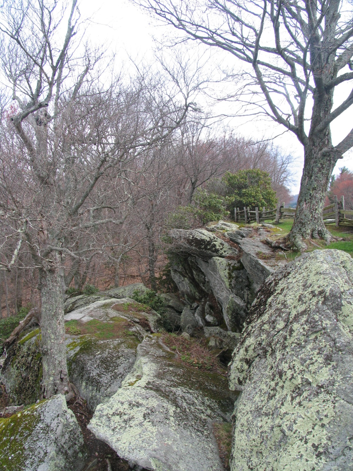 The Blue Ridge Parkway Mile 289.5 Raven Rocks Overlook