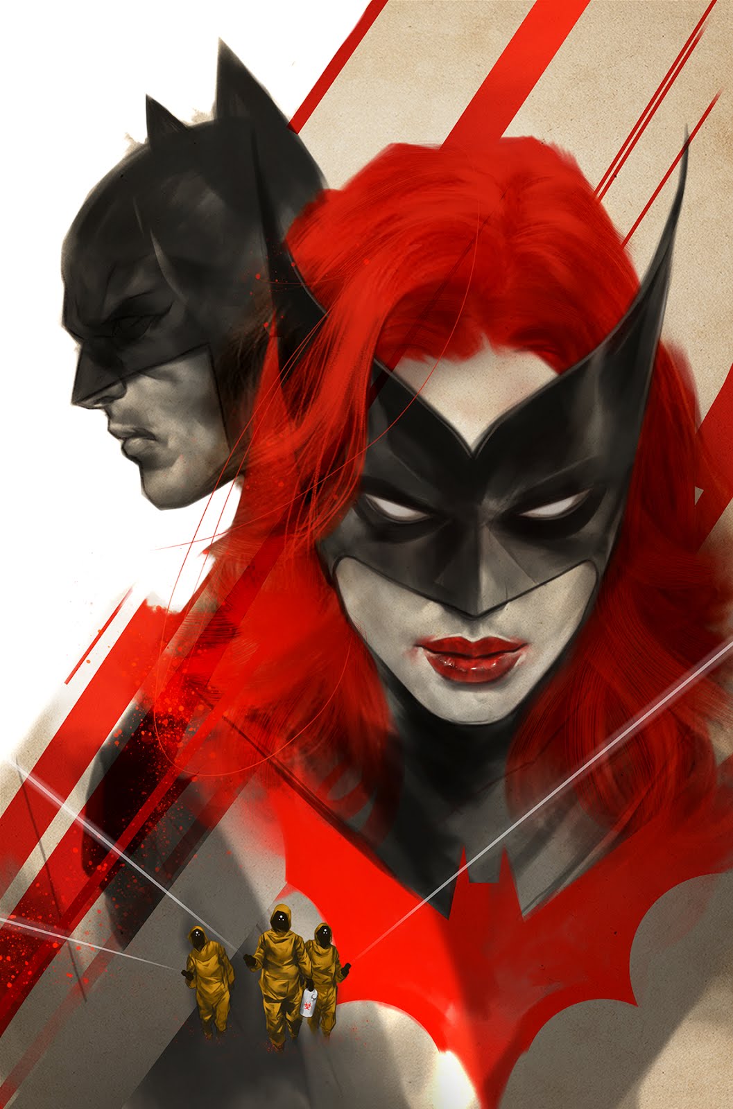 The Geeky Nerfherder: #ArtOfTheDay: 'Batwoman' & 'Batman' by Ben Oliver