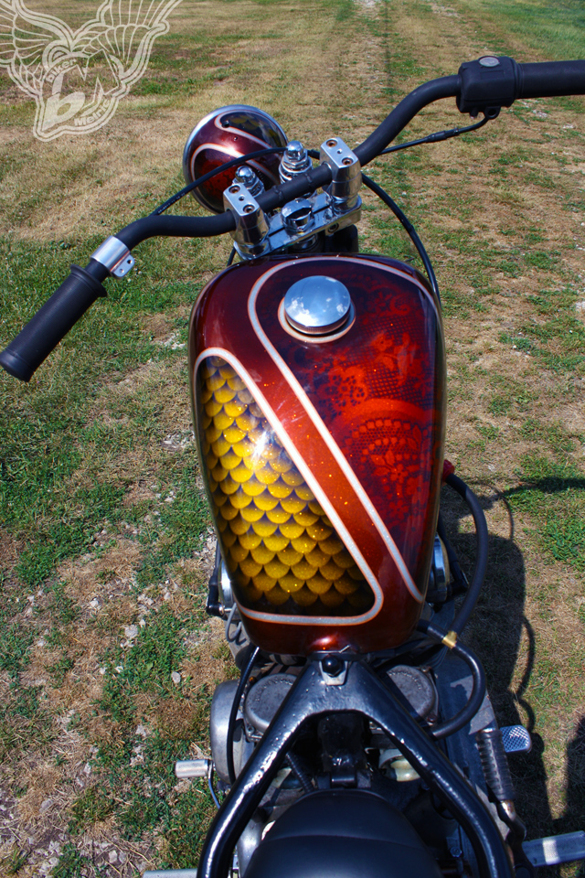 xs650 chopper - tank paint | jason sallade