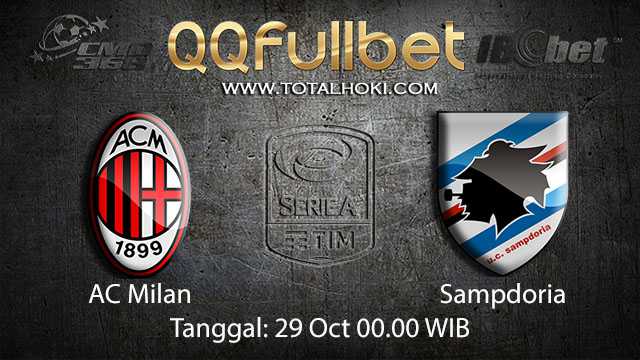 Prediksi Bola Jitu AC Milan vs Sampdoria 29 October 2018 ( Italian Serie A )