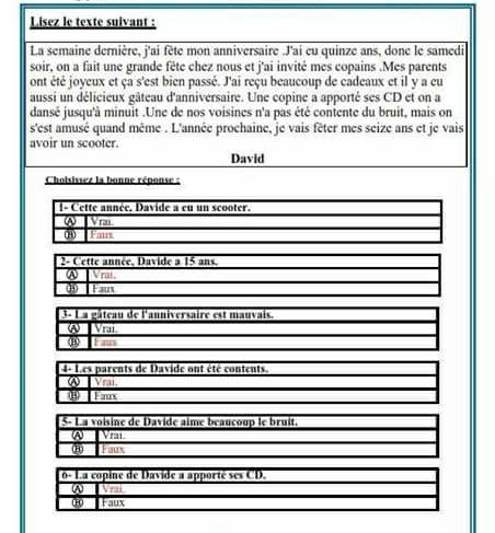 اجابة بوكليت اللغة الفرنسية الصف الثالث الثانوي دور أول 2017  6