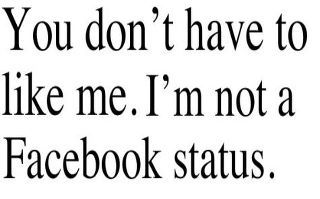 sarcastic Facebook statuses