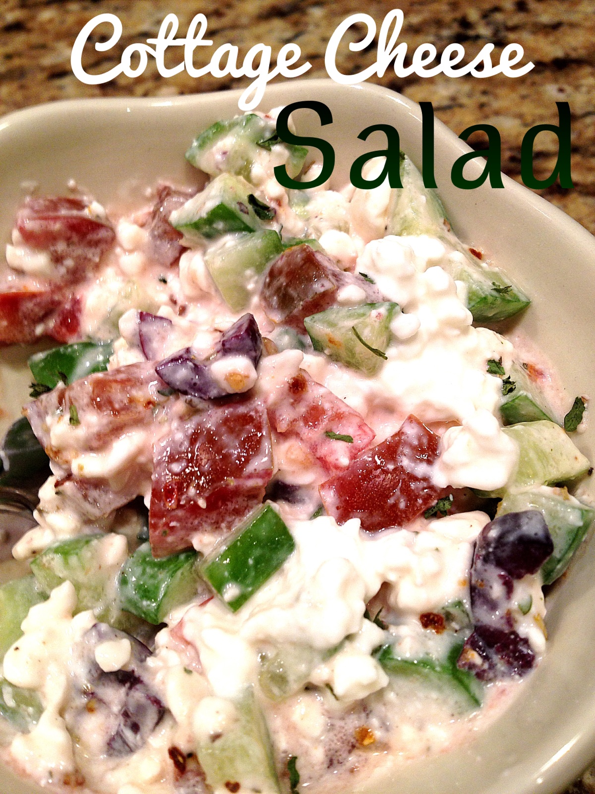 A Healthy Makeover: Cottage Cheese Salad