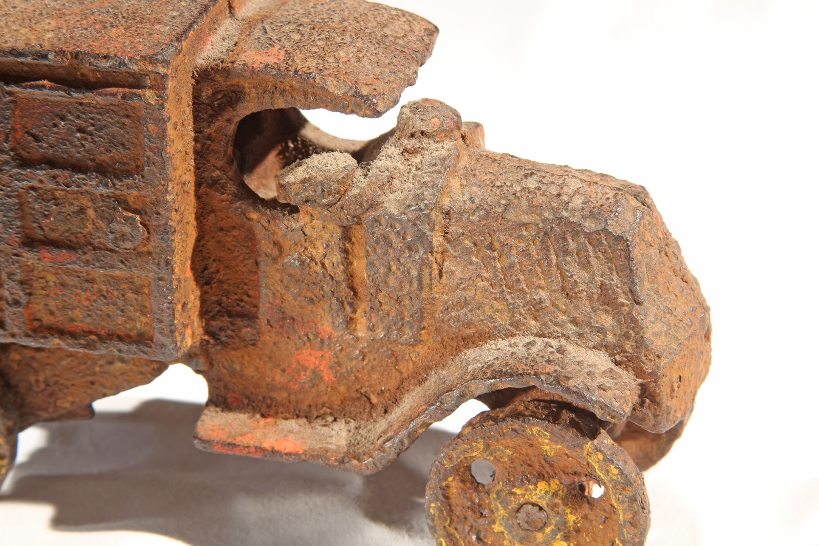 Old Antique Toys A Tale of 3 Cast Iron trucks