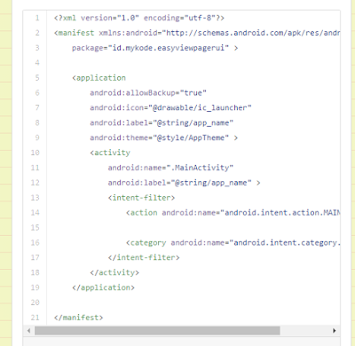 Tips Cara Membuat EasyViewPagerUI Custom View Pager Android Download Script Dan Source Codenya disini