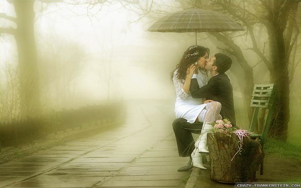 Romance in Rain HD Wallpapers
