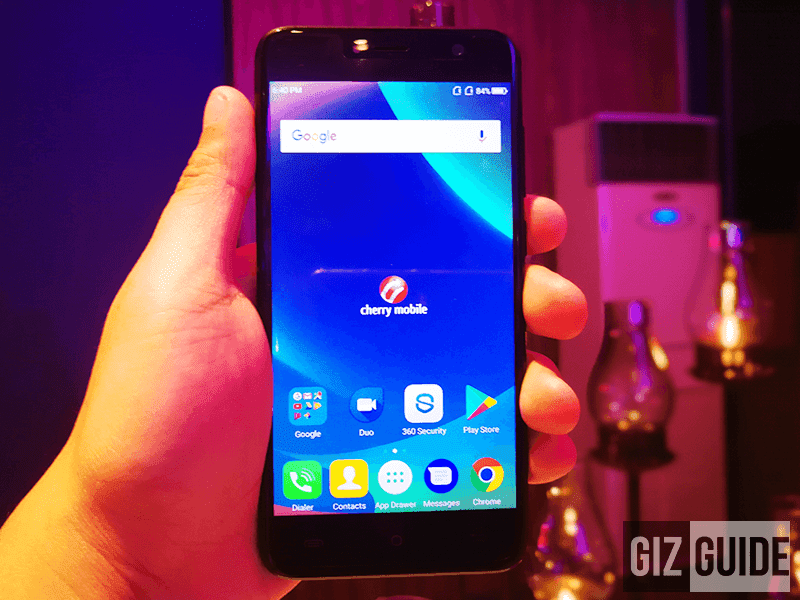 Bigger 5.2 inch screen compared to your average entry-level handset Bigger 5.2 inch screen compared to your average entry-level handset