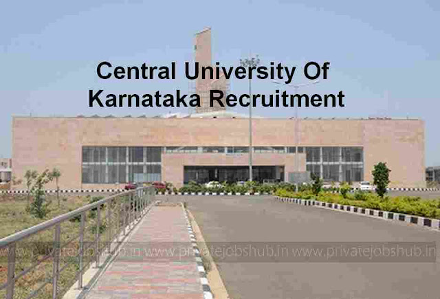 Central University Of Karnataka Recruitment Central University Of Karnataka Recruitment