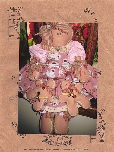 Mamãe Ginger  com moldes