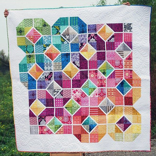 Quilting Land: Leaded Glass Quilt