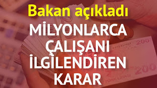 Çalışma Bakanından kıdem tazminatı açıklaması