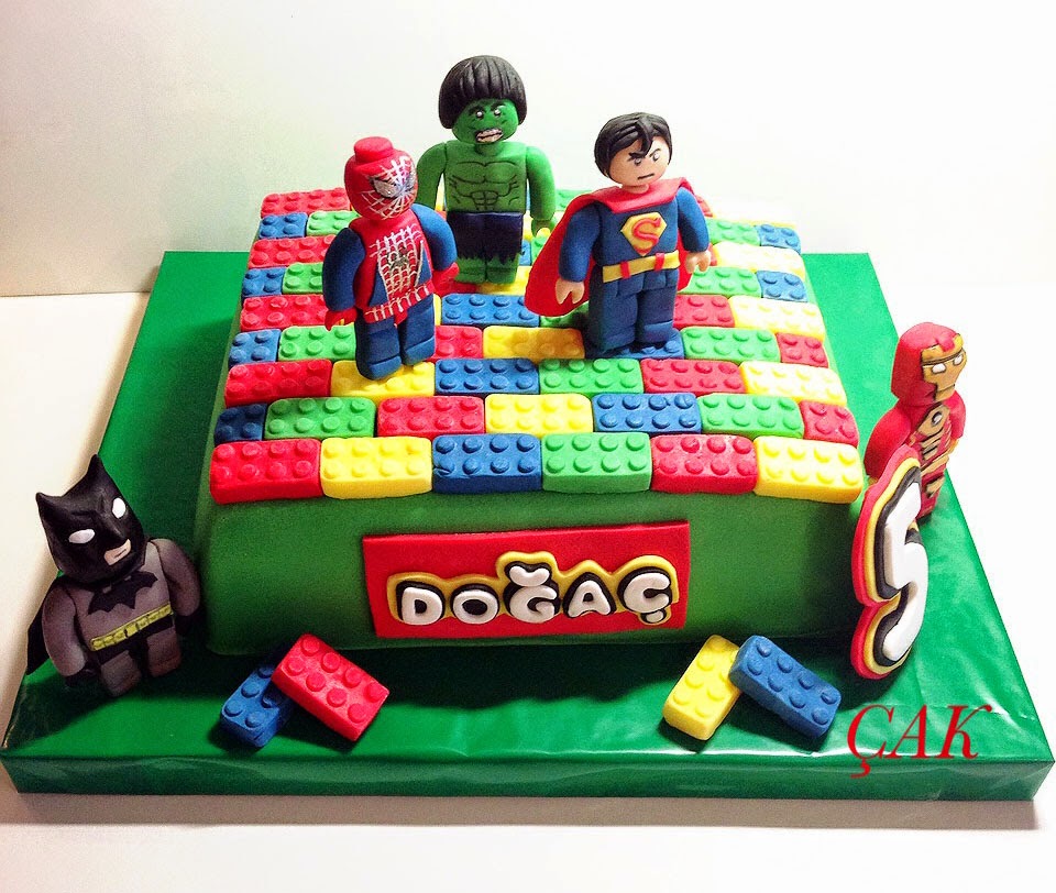 ÇAK Çikolata ve Pasta Lego Marvell Pasta