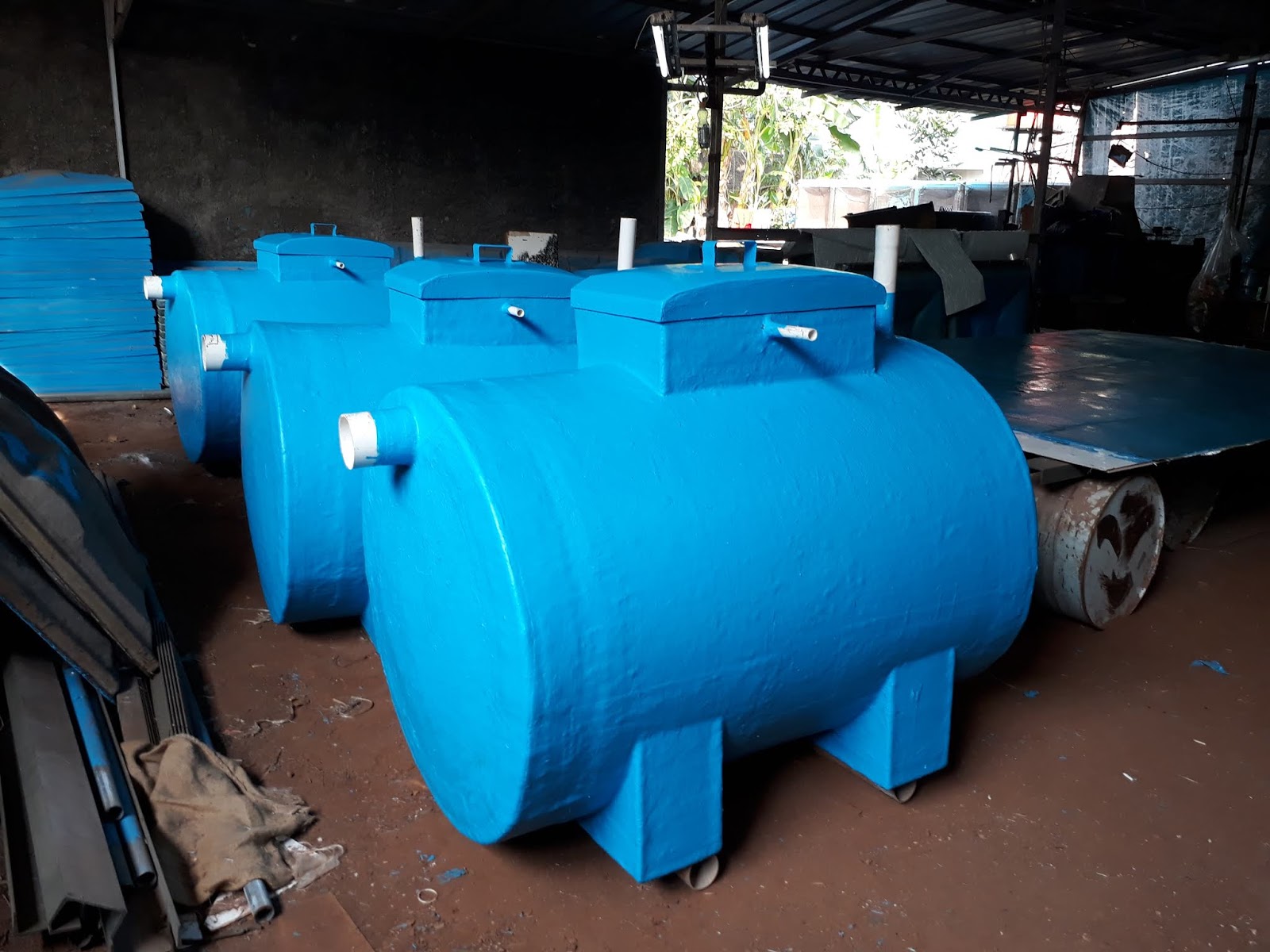Vendor Tempat Sampah Fiberglass Sewage Treatment Plant ( STP ) atau IPAL