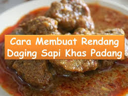 Resep Daging Rendang Padang Mantap Resep Daging Rendang Padang Mantap