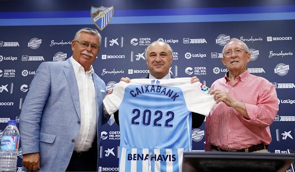 CaixaBank renueva como patrocinador oficial del Málaga CF por tres temporadas