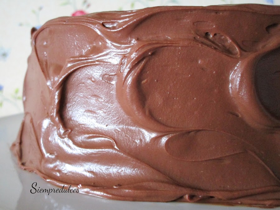 Devils food cake (Siempredulces)