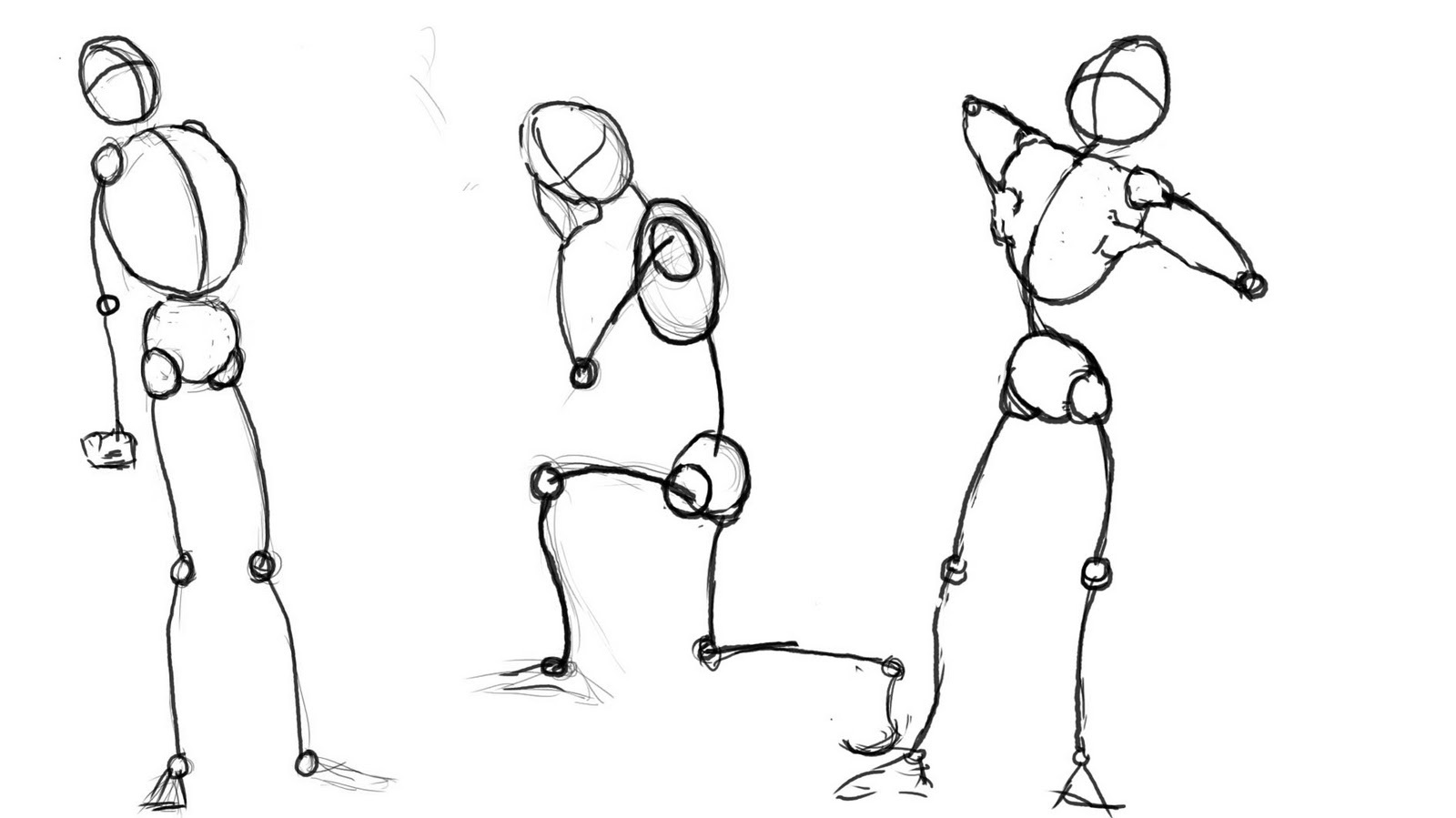 Stickman doing homework picture