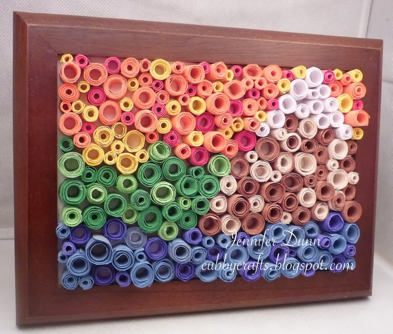 My Cubby Crafts Rolled Paper Art Landscape