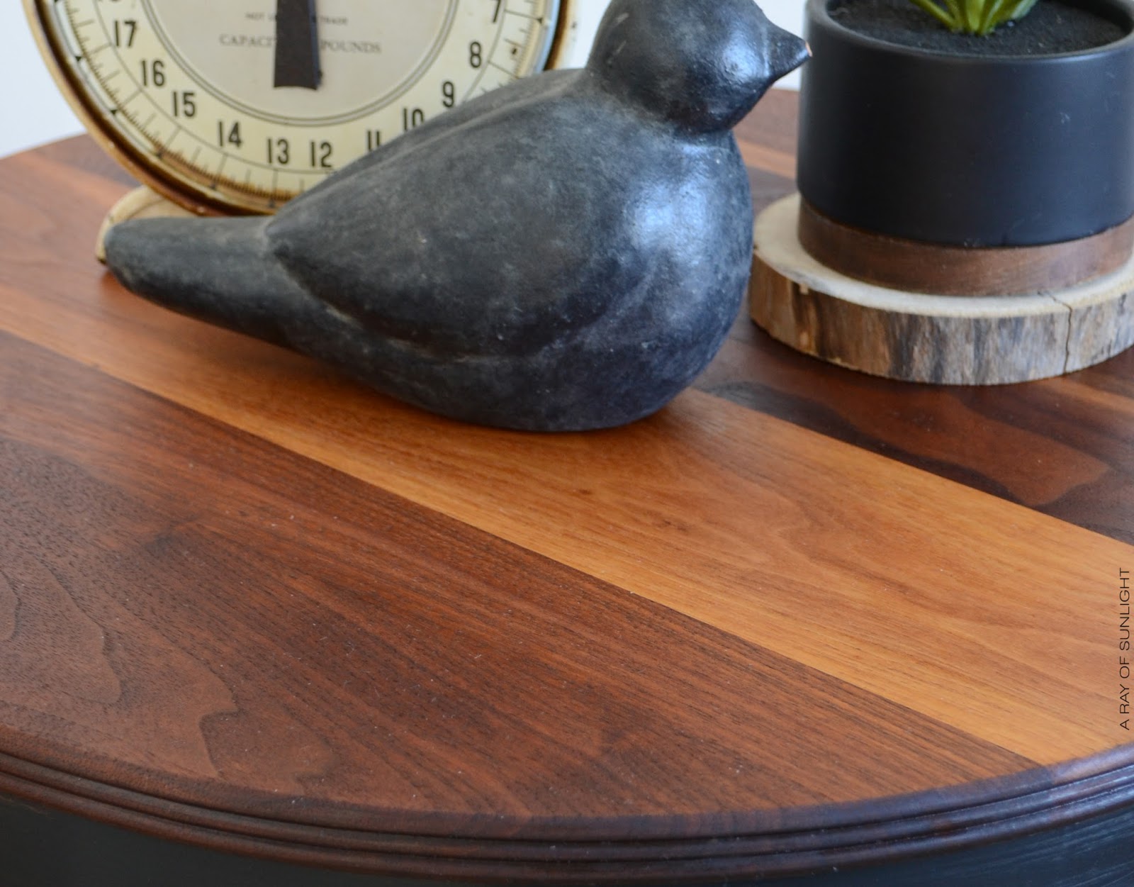 natural wood end table tops