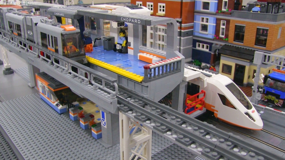 LEGO Train Station MOC update