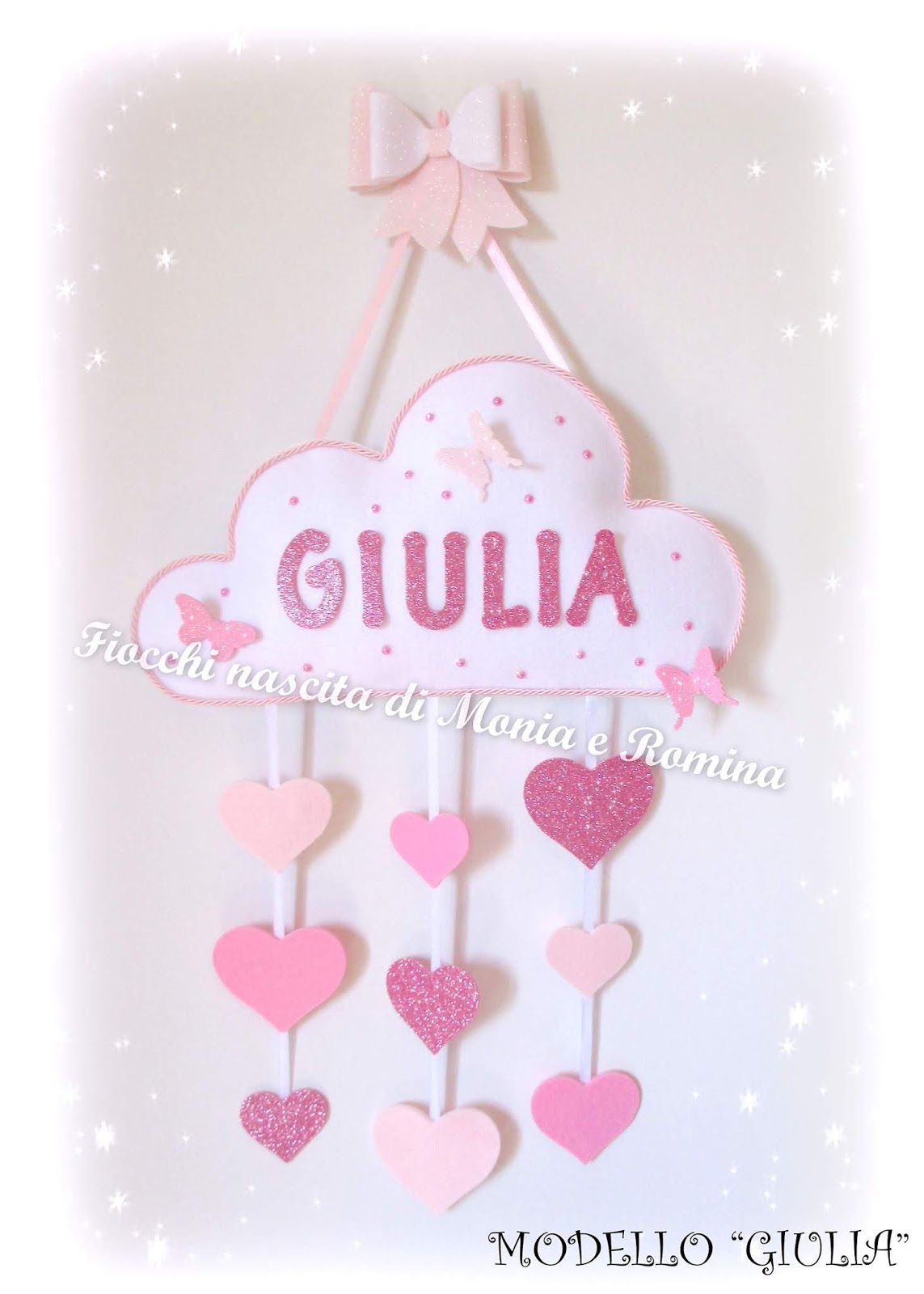 Fiocchi Nascita Monia E Romina