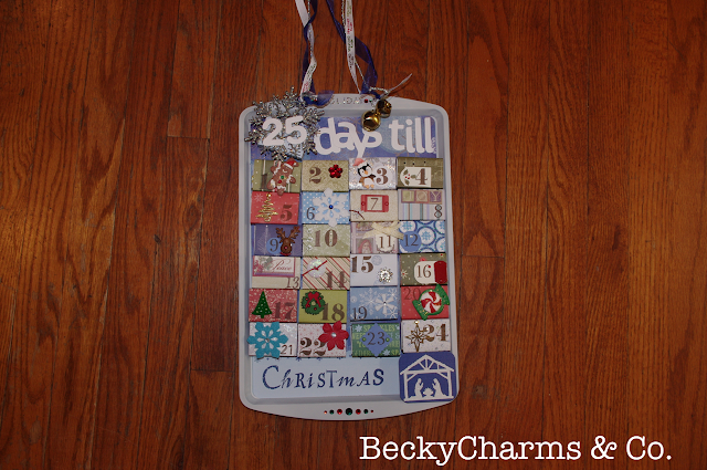 Day 1 of 25 Days of Christmas Advent Calendar 2012 by BeckyCharms, Christmas, Advent, Calendar, San Diego, BeckyCharms