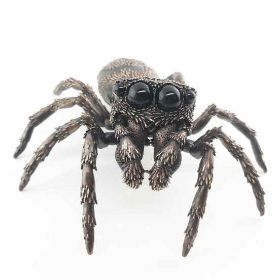 D. Allan Drummond arte ciência esculturas bronze modelos 3D trilobytes insetos
