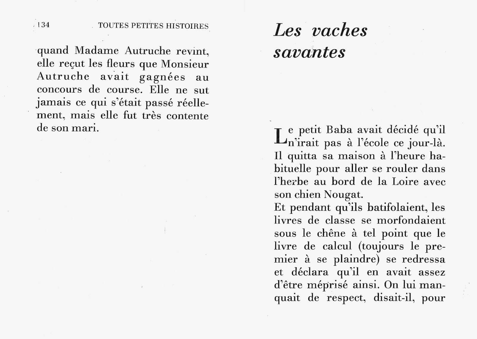 école références Henriette Bichonnier, Toutes petites histoires à