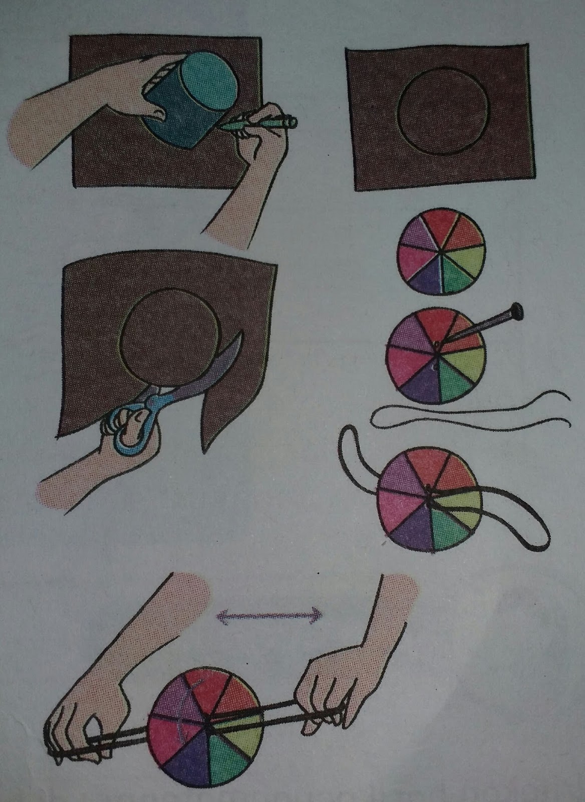When I See You Again Membuat Cakram Warna