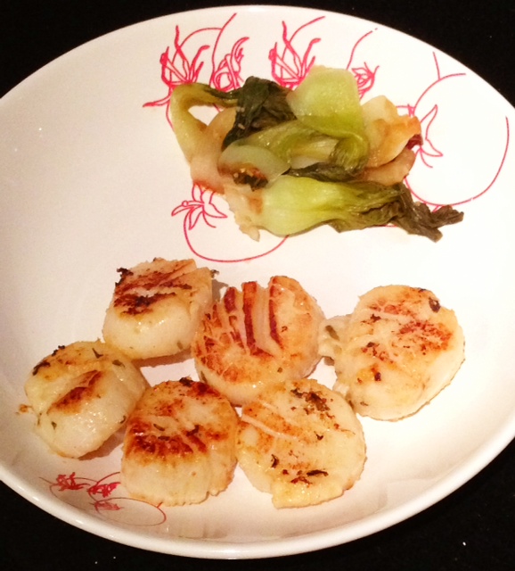 Plated Perfection Scallops with Ginger & Lemongrass
