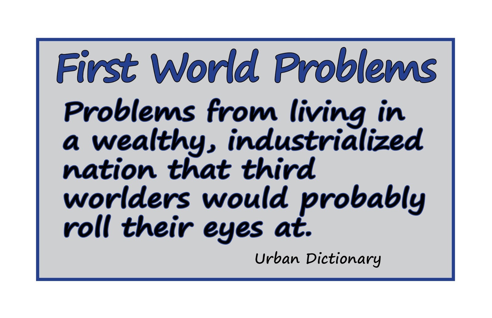 World s problems