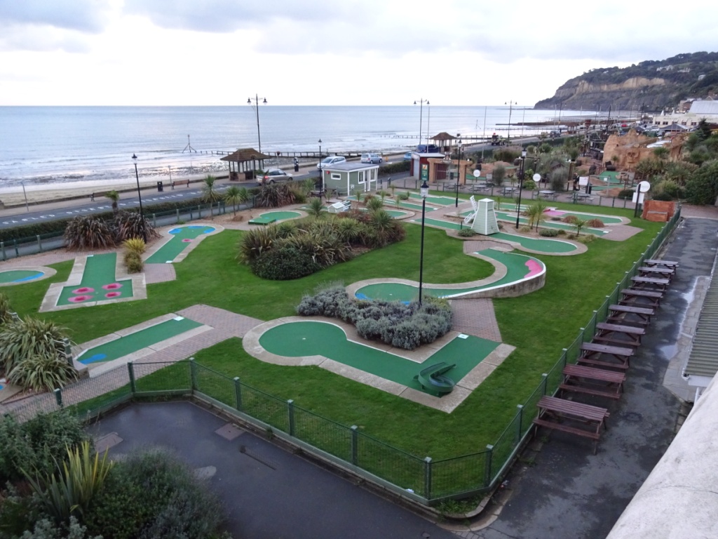 The Ham and Egger Files Shanklin Seafront Arnold Palmer Crazy Golf